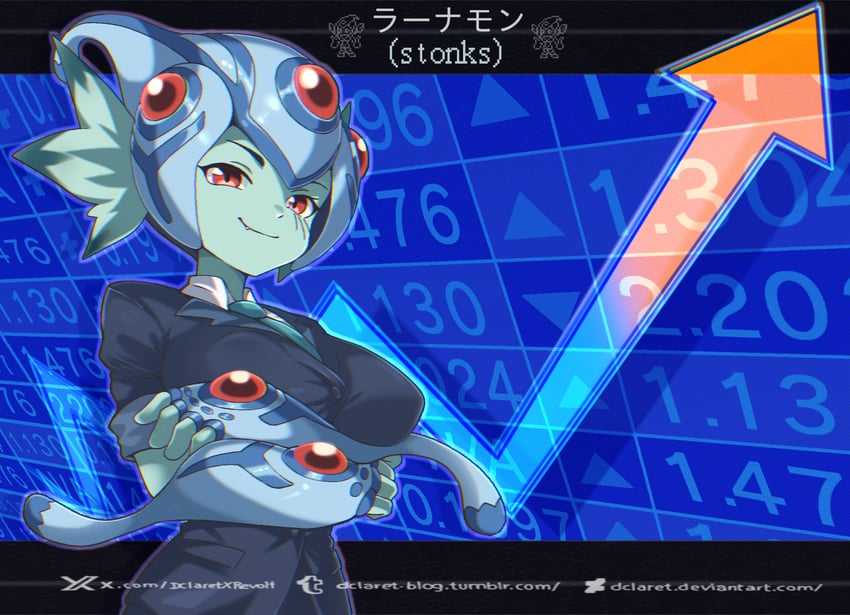ranamon (digimon) drawn by dclaret