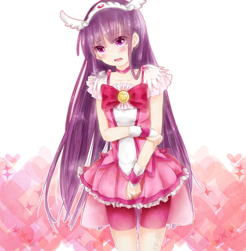 cure happy and shirakiin ririchiyo (precure and 2 more) drawn by daikisuta145