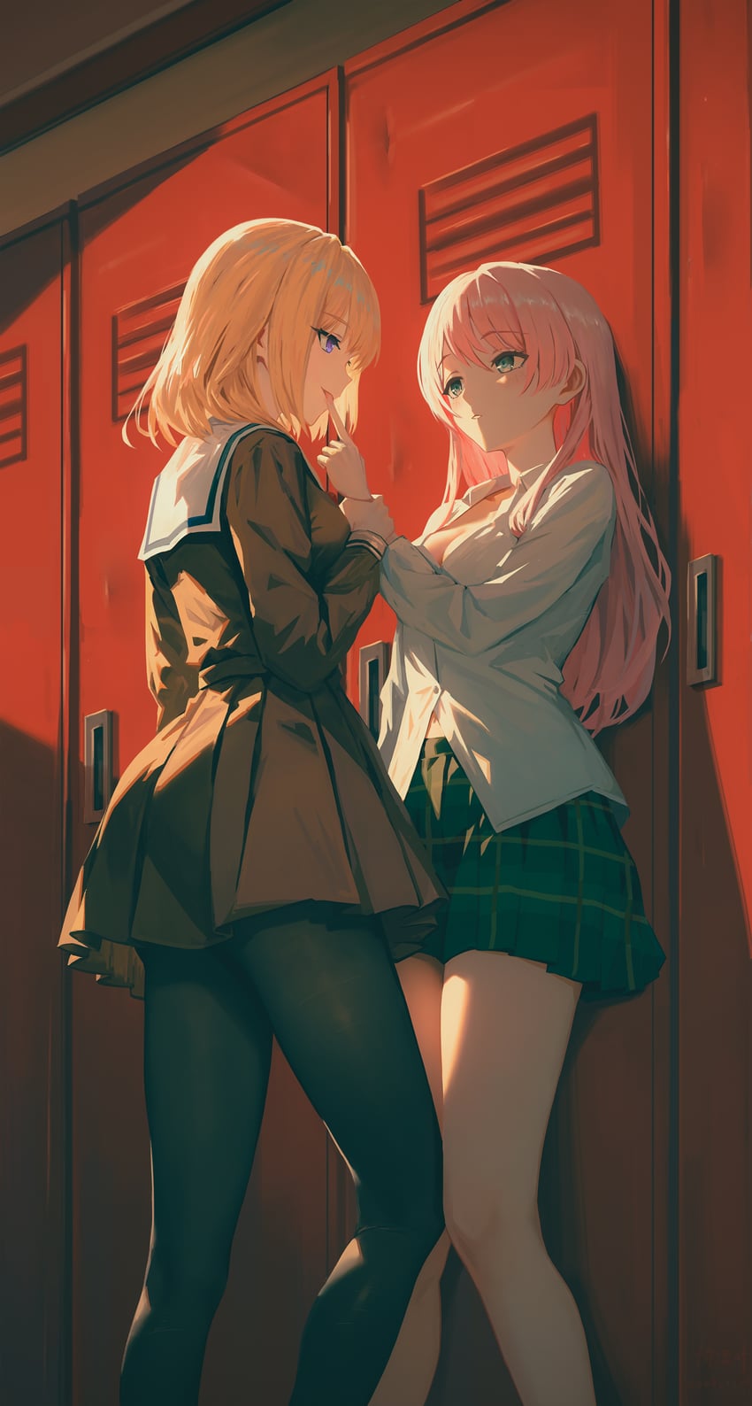 chihaya anon and misumi uika (bang dream! and 1 more) drawn by qingli_ye