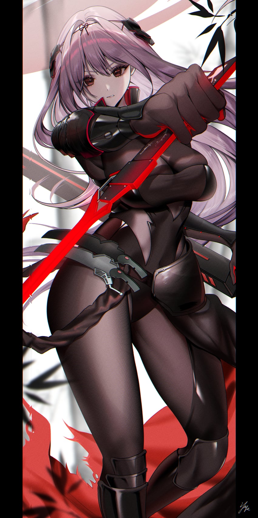 scarlet (goddess of victory: nikke) drawn by ymr_yamero