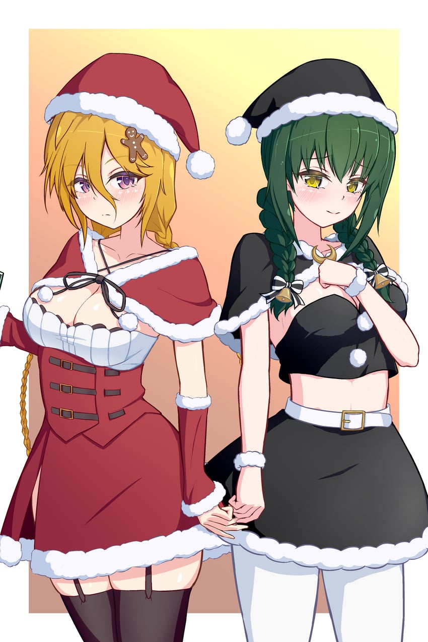 uchida mayuri and ushida watsuki (assault lily) drawn by ueharu