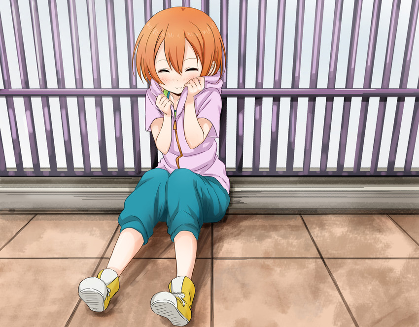 hoshizora rin (love live! and 1 more) drawn by abe_kanari