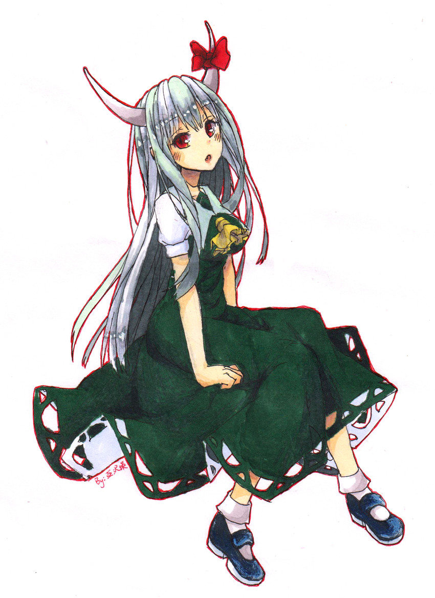 kamishirasawa keine and ex-keine (touhou) drawn by asawa_ei