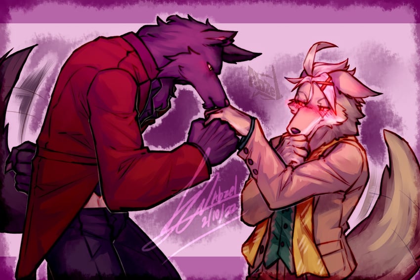 klaus and rolf (world flipper) drawn by iamblz_twt