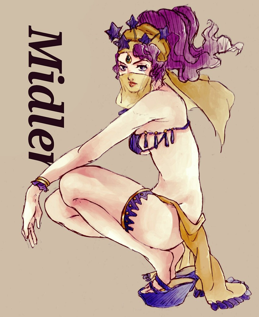 midler (jojo no kimyou na bouken and 1 more) drawn by saichuu_(more1208)
