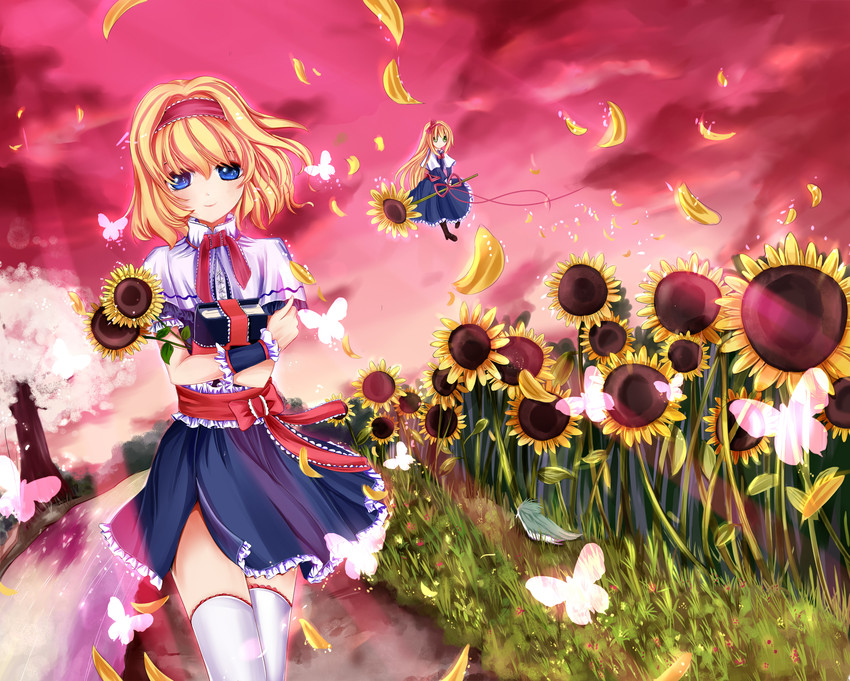 alice margatroid and shanghai doll (touhou) drawn by vivian_(lancerhd)