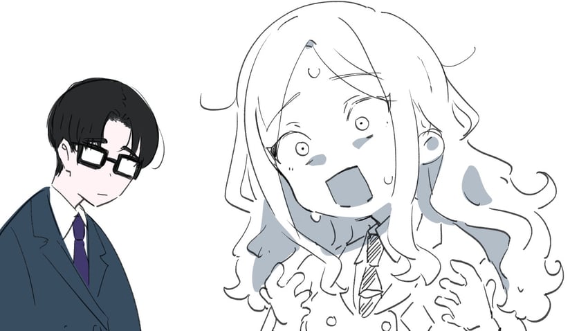 producer and juo sena (idolmaster and 1 more) drawn by kasasagi_(futagodori888)