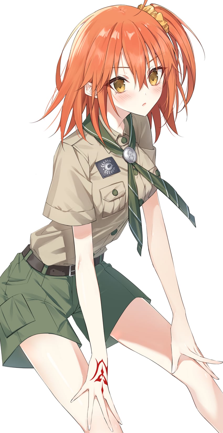 fujimaru ritsuka (fate and 1 more) drawn by pttyr