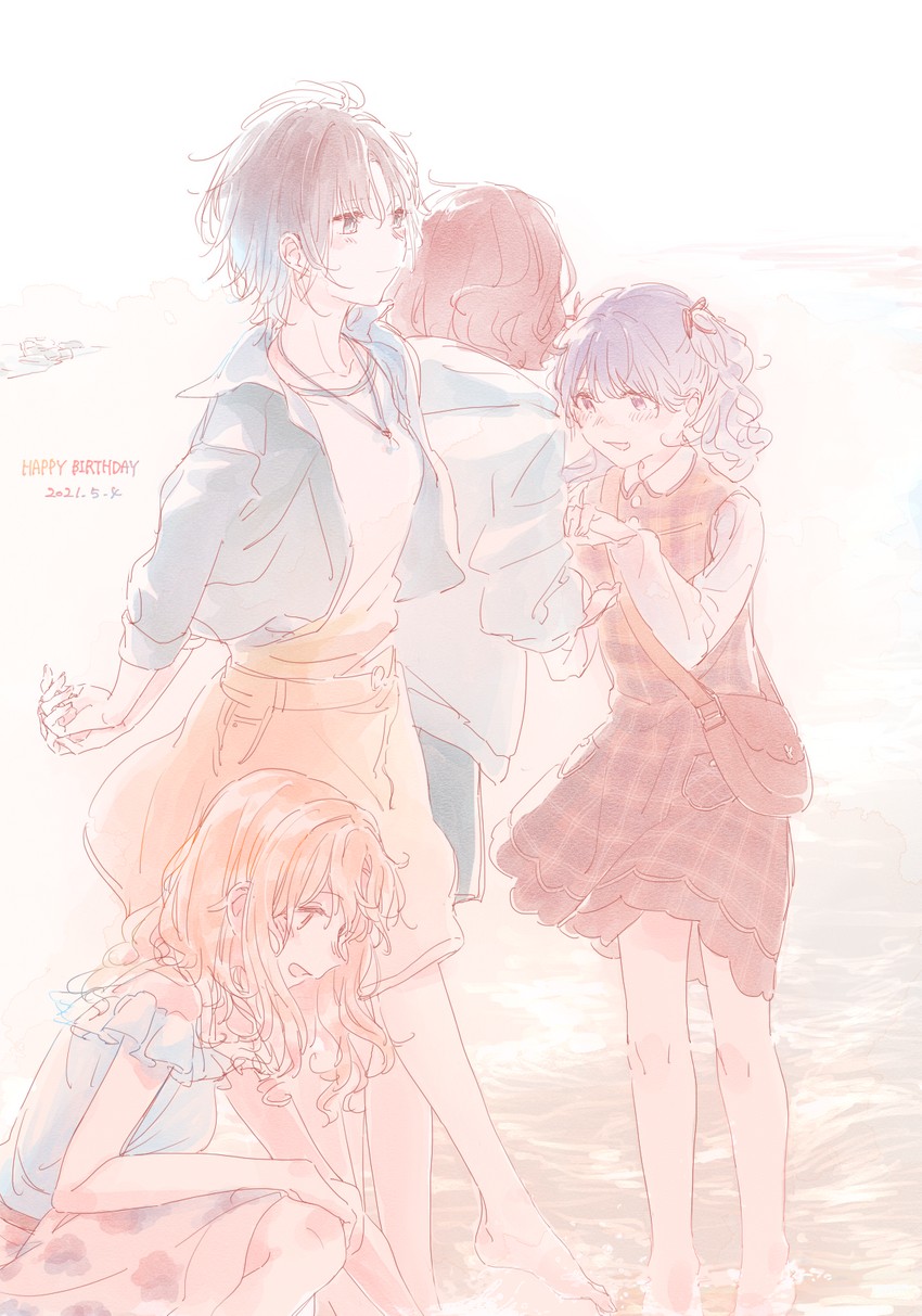 higuchi madoka, asakura toru, fukumaru koito, and ichikawa hinana (idolmaster and 1 more) drawn by only_norisu