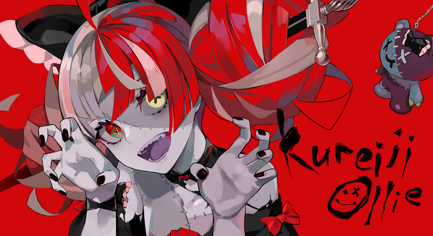 kureiji ollie and udin (hololive and 1 more) drawn by lam_(ramdayo)