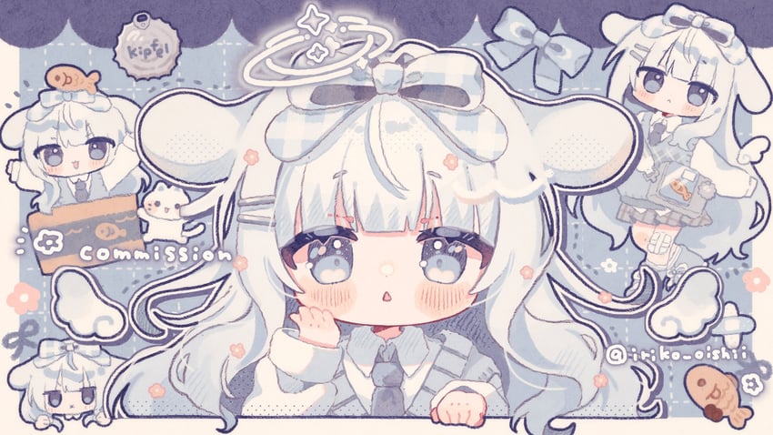 original and 1 more drawn by kamizakana_iriko