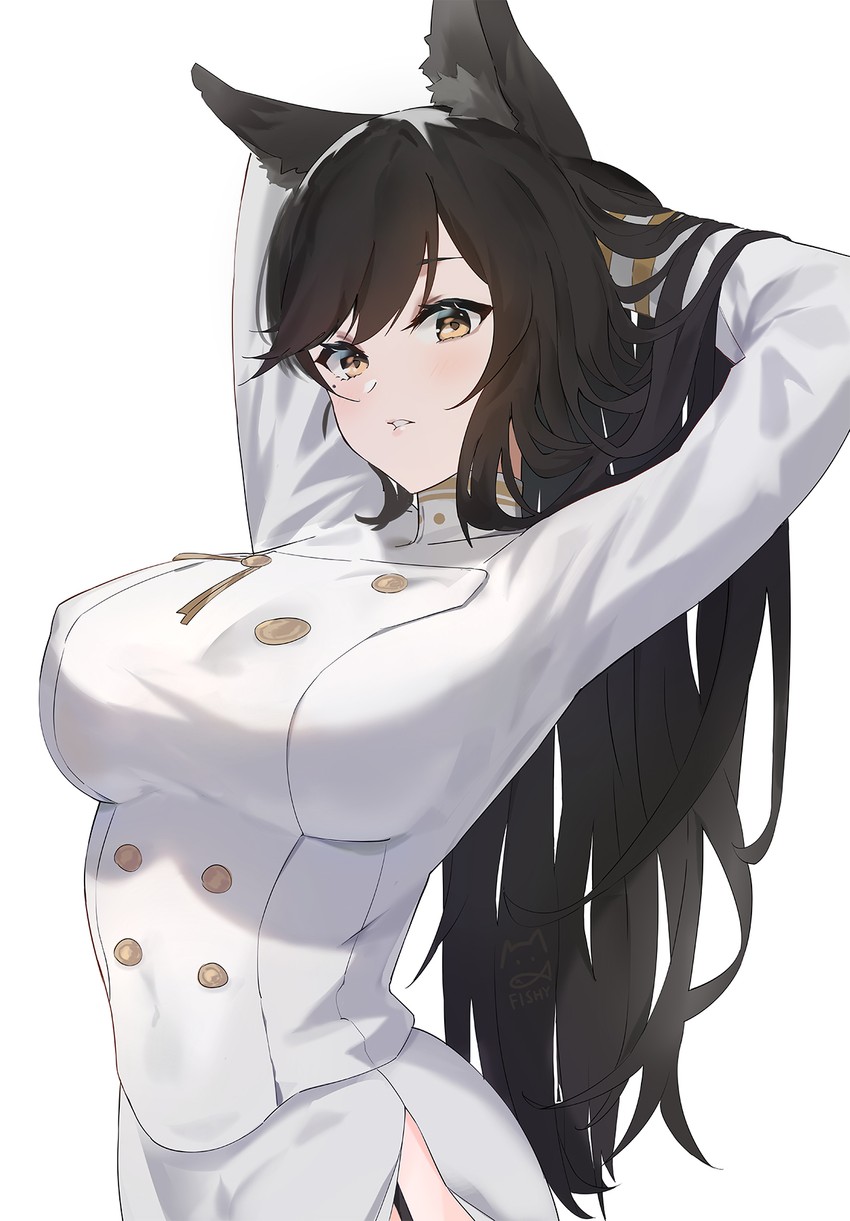 atago (azur lane) drawn by fishofthelakes