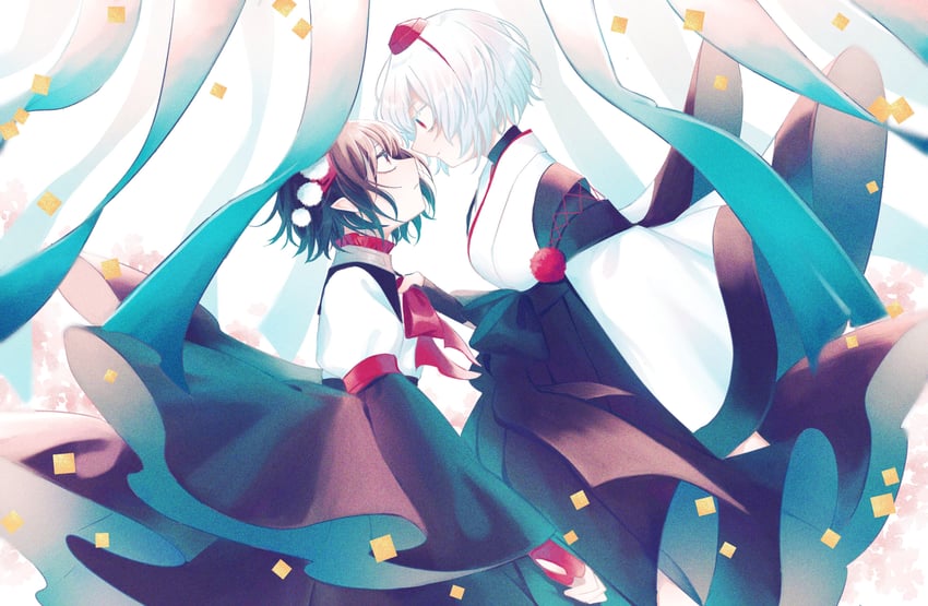 shameimaru aya and inubashiri momiji (touhou) drawn by toraneko_2