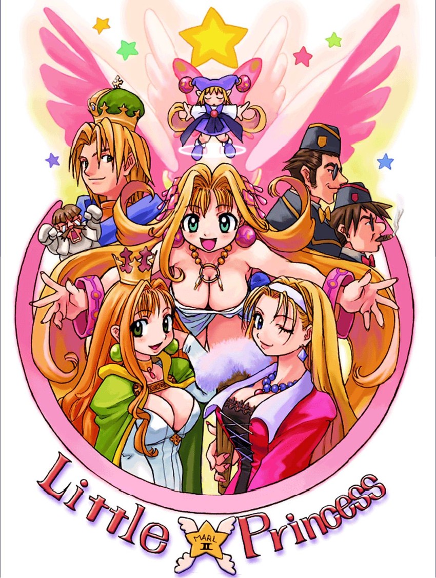 cornet espoir, kururu, cherie espoir, etoile rosenqueen, and ferdinand marl e (marl kingdom and 1 more) drawn by ryoji_(nomura_ryouji)