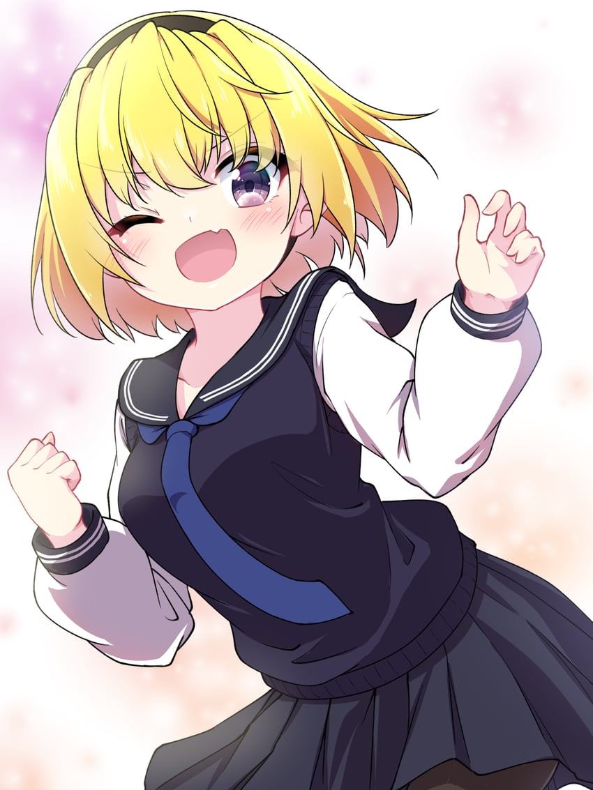 houjou satoko (higurashi no naku koro ni and 1 more) drawn by hazumi_otoya