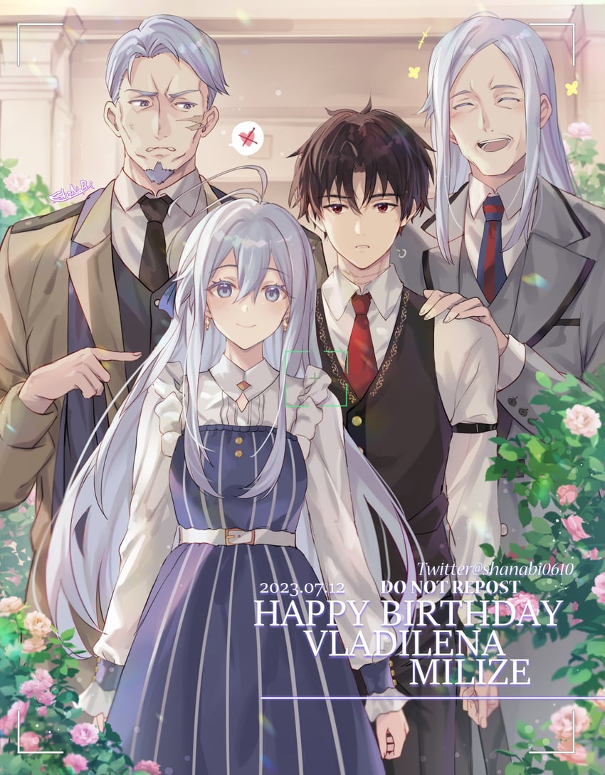vladilena millize, shinei nouzen, jerome karlstahl, and vaclav milize (86 -eightysix-) drawn by shanabi0610