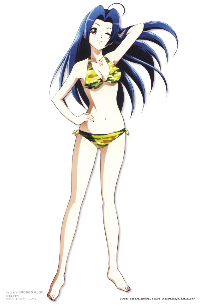 miura azusa (idolmaster and 1 more) drawn by takeuchi_hiroshi