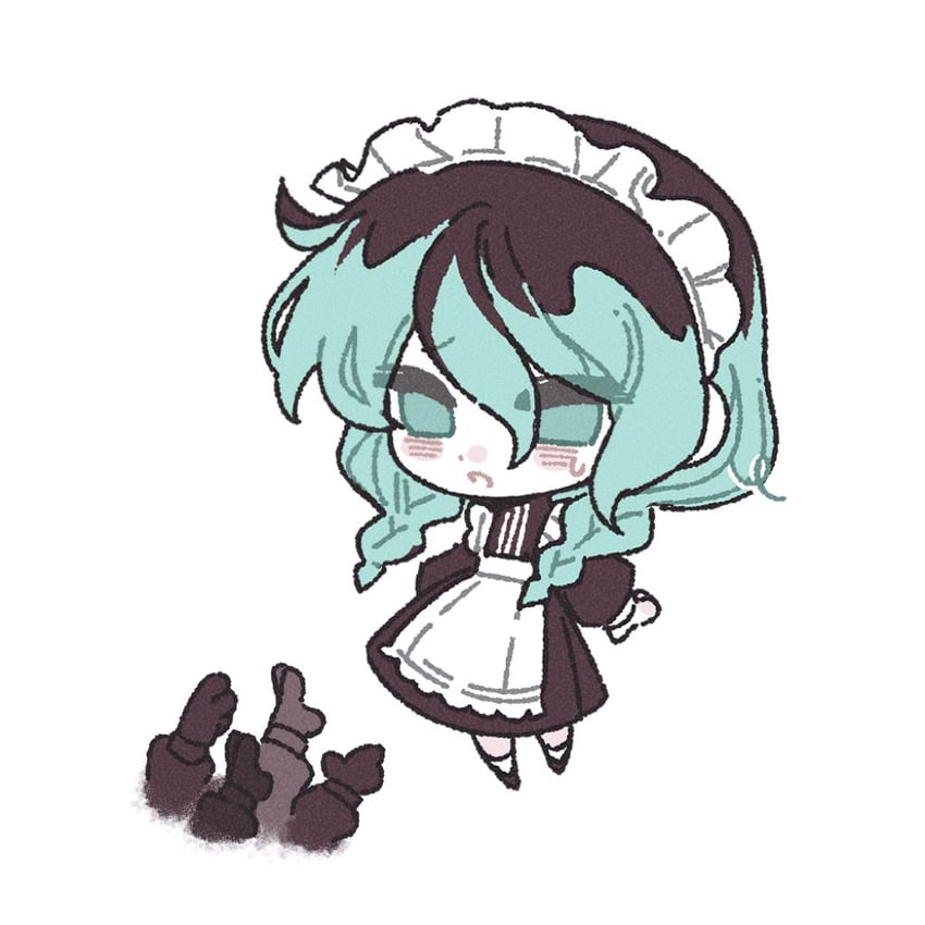 hatsune miku (vocaloid and 1 more) drawn by there_is_no_crow
