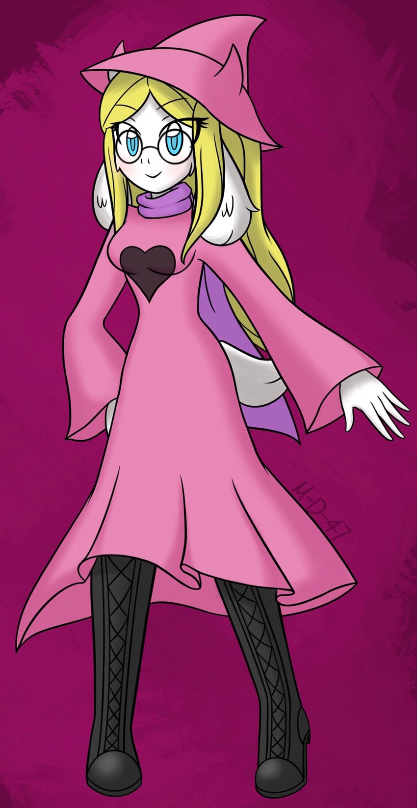 princess zelda and ralsei (the legend of zelda and 1 more) drawn by m-d-47