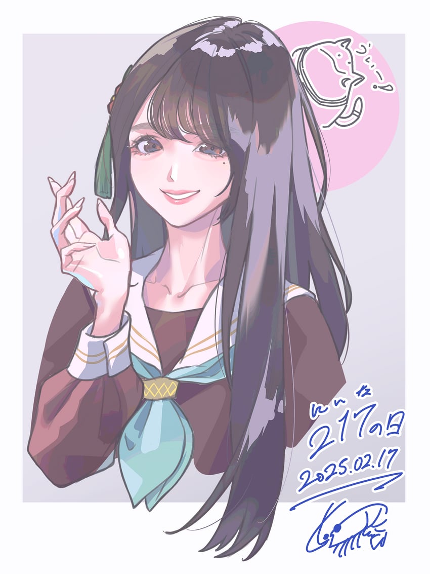 hanamiya nina (love live! and 3 more) drawn by kirisaki_nuko