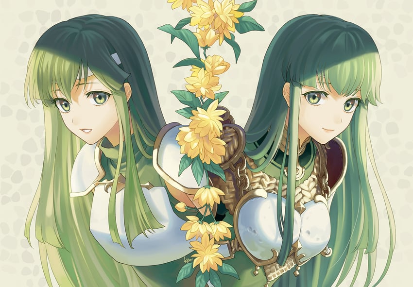 palla (fire emblem and 2 more) drawn by akke