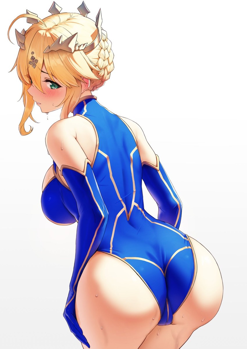 artoria pendragon (fate and 1 more) drawn by solar_(happymonk)