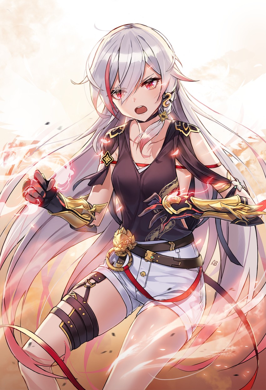 fu hua (honkai and 1 more) drawn by aliceblue