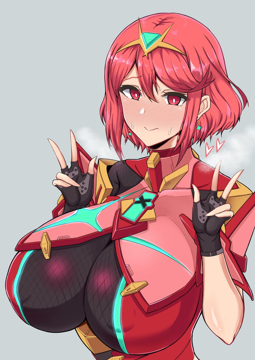 pyra (xenoblade chronicles and 1 more) drawn by gatyo_5