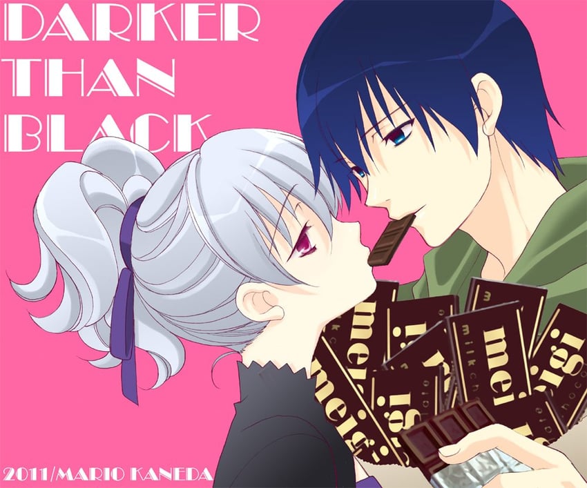 yin and hei (darker than black) drawn by mario_kaneda