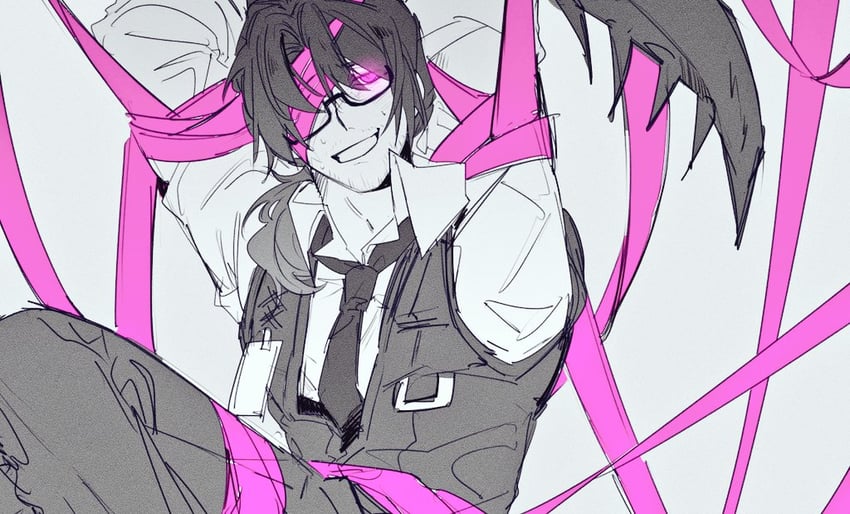 gregor (project moon and 1 more) drawn by redtears_04