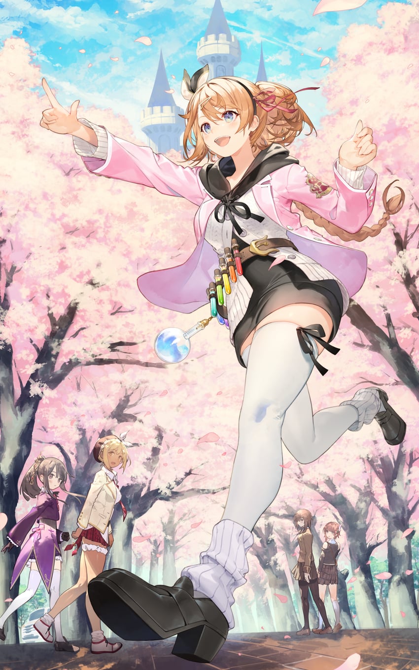 reisalin stout, sophie neuenmuller, rorolina frixell, mimi houllier von schwarzlang, and resna sternenlicht (atelier and 6 more) drawn by kodama_(wa-ka-me)