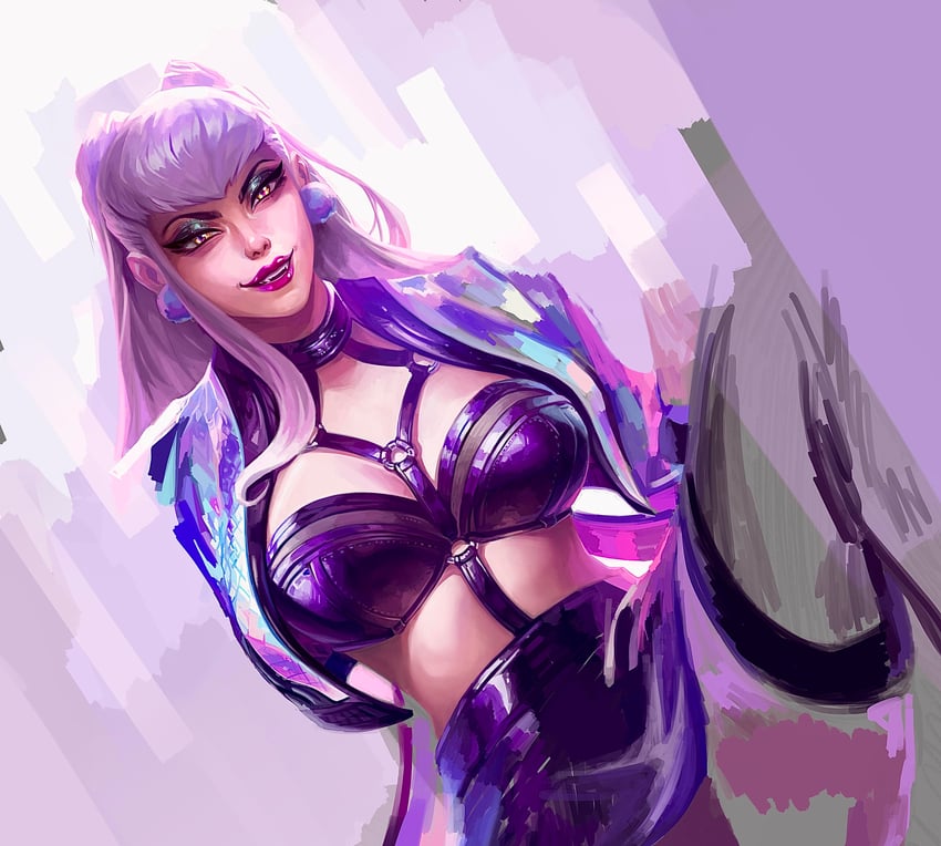 evelynn and k/da all out evelynn (league of legends) drawn by niczrandomarts
