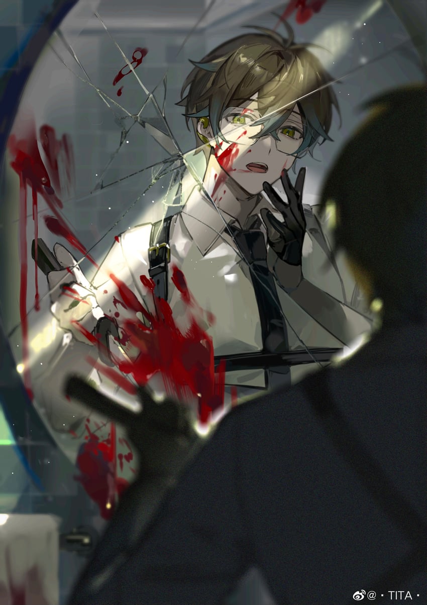 ike eveland (nijisanji and 1 more) drawn by tita_(titanaaaaa)