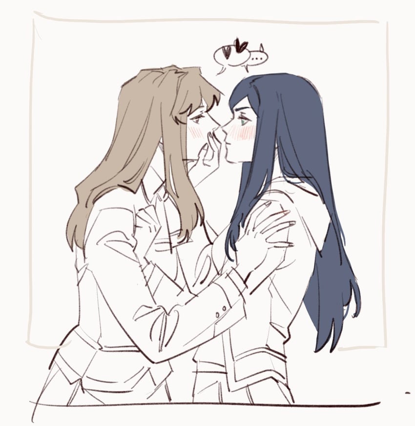 kuga natsuki and fujino shizuru (my-hime) drawn by guri_gom