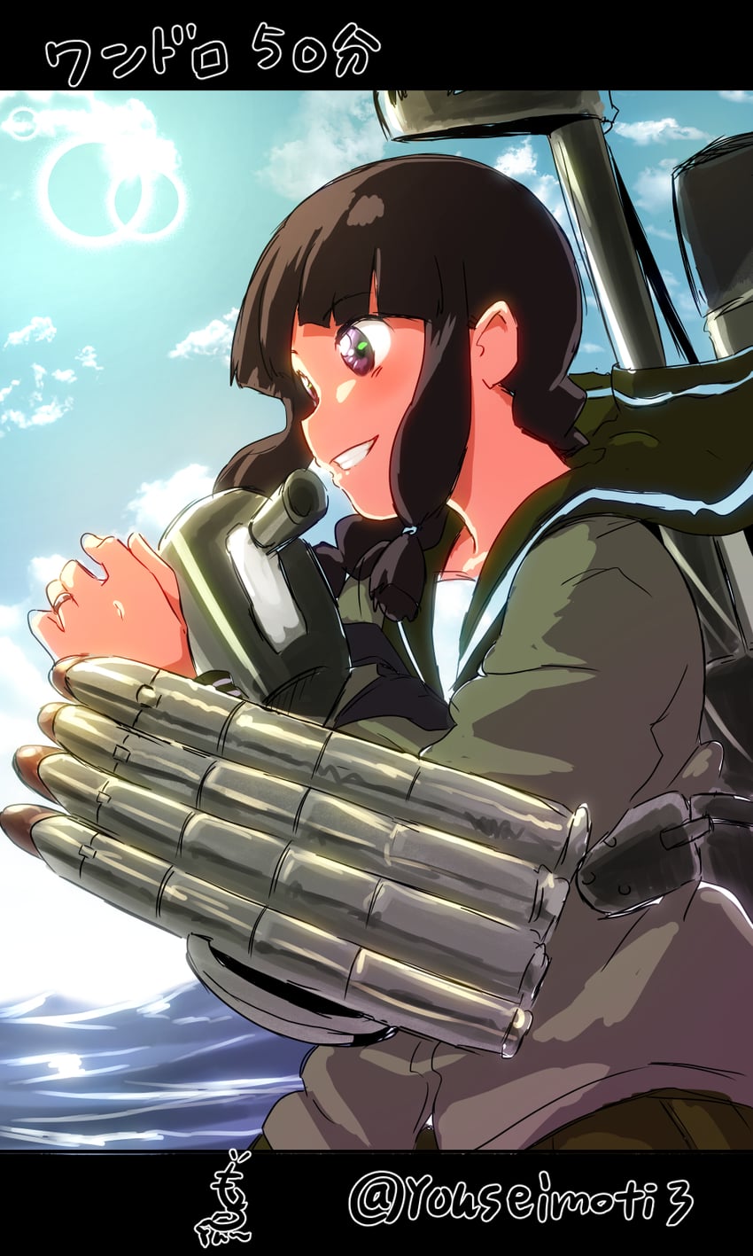 kitakami and kitakami kai (kantai collection) drawn by mochisaka_mitsuki