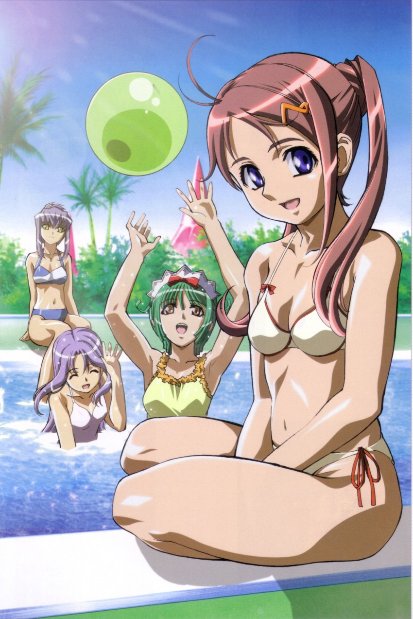 leele, gusuku luna, eina, and faye xin lu (choujuushin gravion and 1 more) drawn by ebata_risa