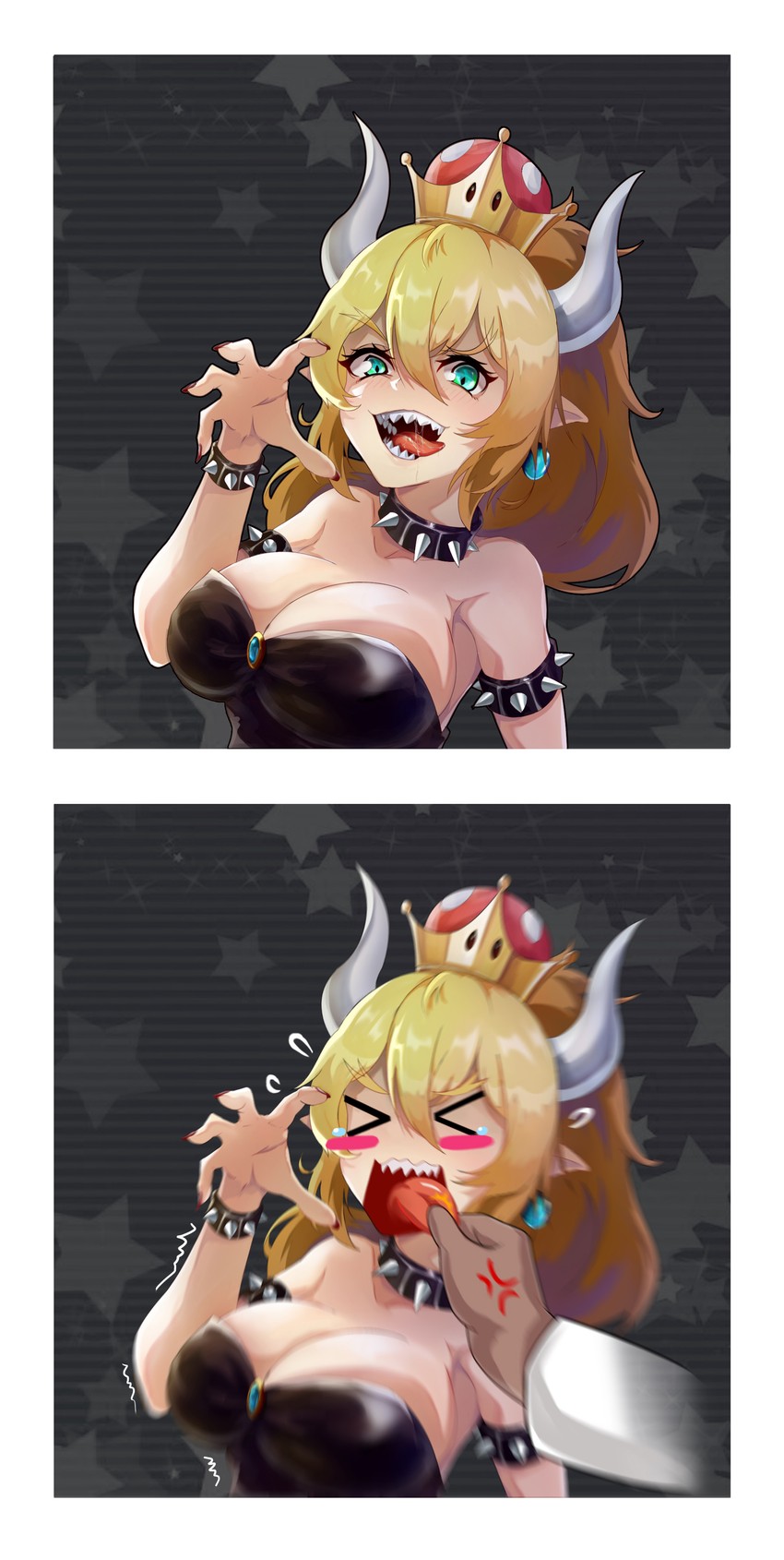 bowsette (mario and 1 more) drawn by uc_(188316942)