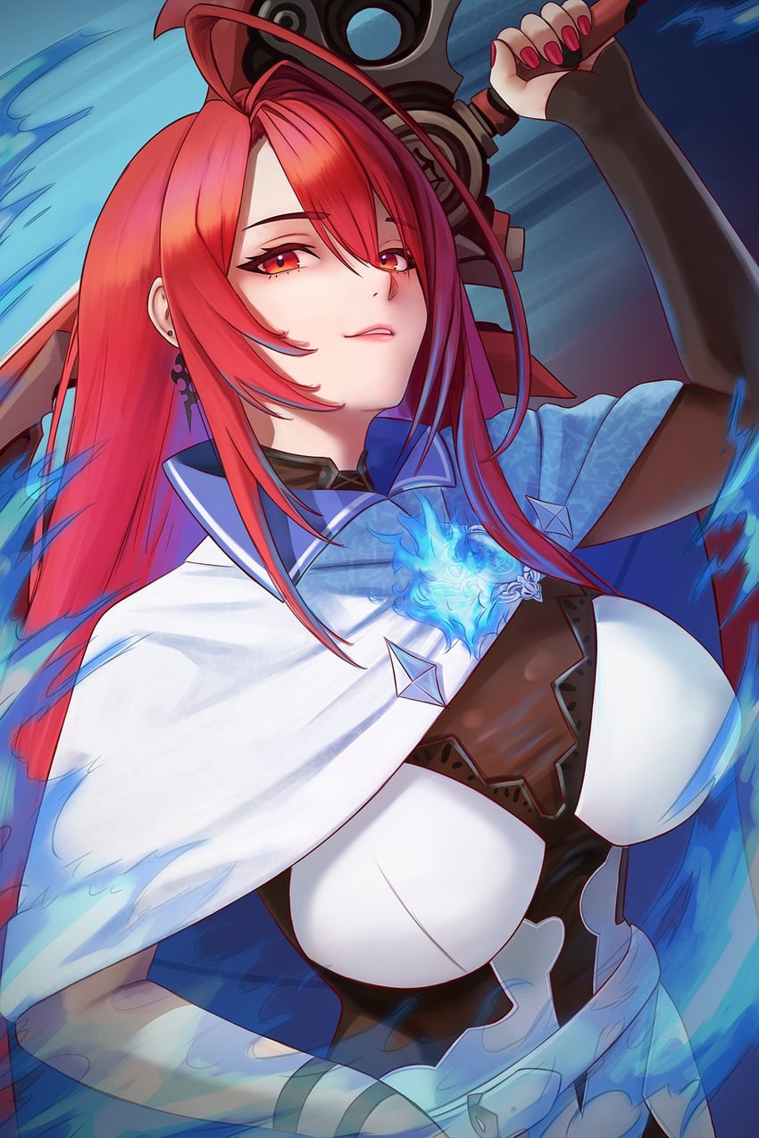 elizabeth rose bloodflame (hololive and 2 more) drawn by lazik_1337