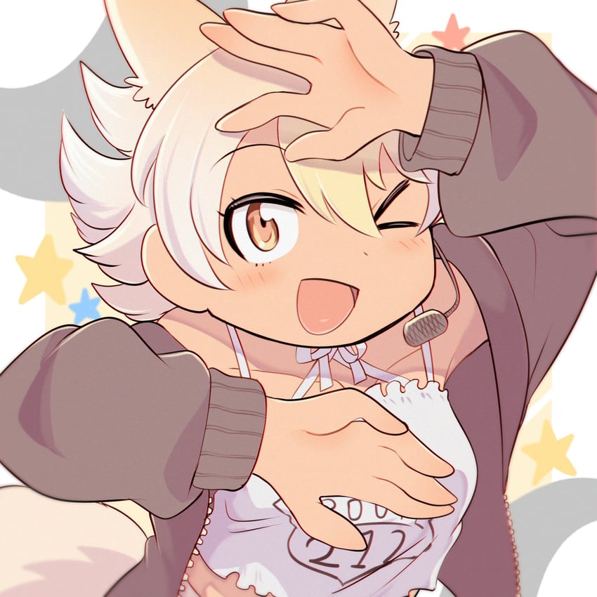 coyote (kemono friends and 3 more) drawn by mcgunngu