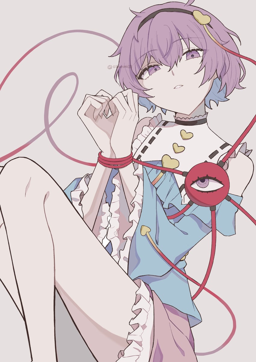 komeiji satori (touhou) drawn by norimi_(01norimi28)