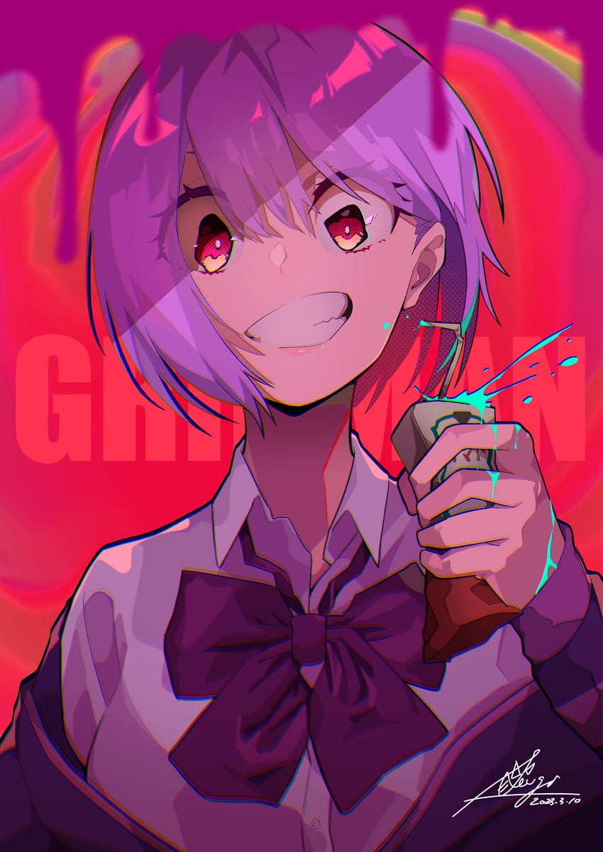 shinjou akane (gridman universe and 1 more) drawn by say_ga_paint