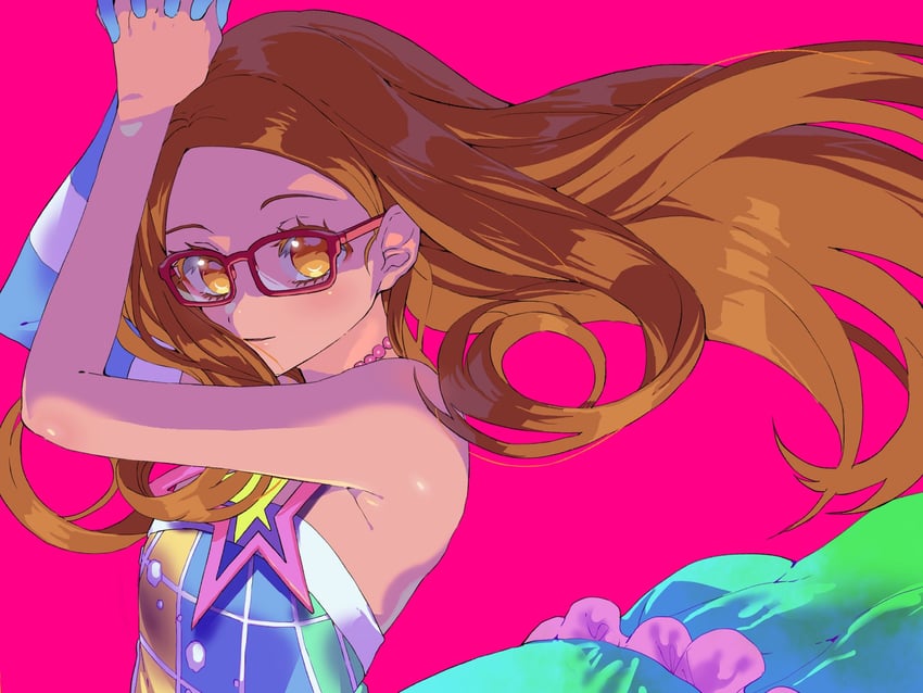 akai meganee (pretty series and 1 more) drawn by tsujii_luki