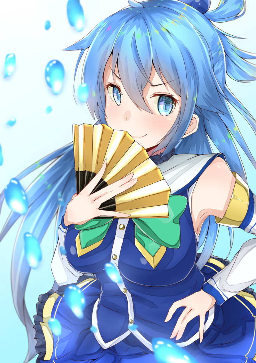 aqua (kono subarashii sekai ni shukufuku wo!) drawn by tapioka_(oekakitapioka)