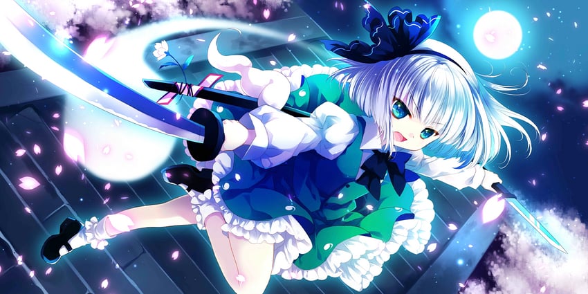 konpaku youmu (touhou and 1 more) drawn by sakurazawa_izumi
