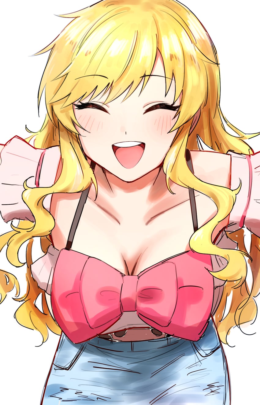 ohtsuki yui (idolmaster and 1 more) drawn by niban_(puka_0507)