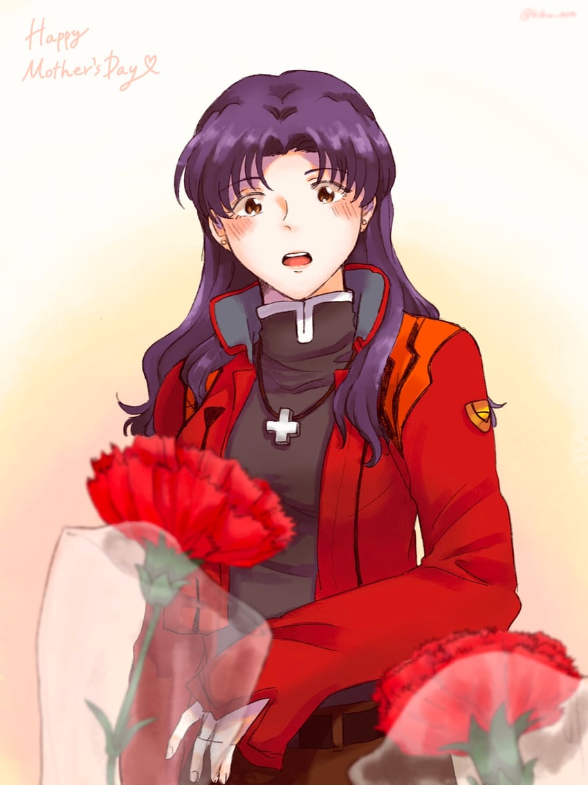 katsuragi misato (neon genesis evangelion) drawn by yanon3721