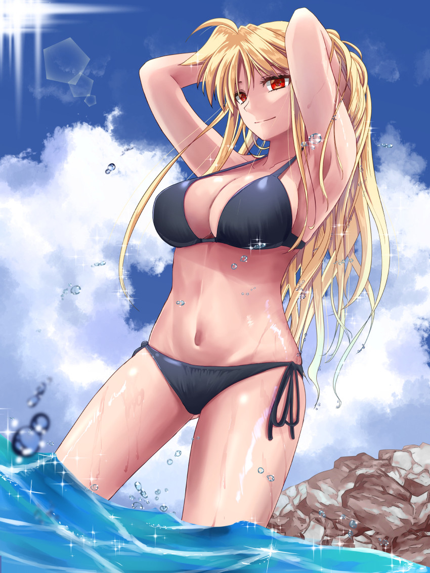 fate testarossa (lyrical nanoha and 1 more) drawn by sougetsu_izuki