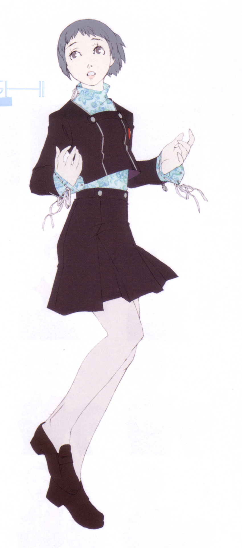 yamagishi fuuka (persona and 1 more) drawn by soejima_shigenori