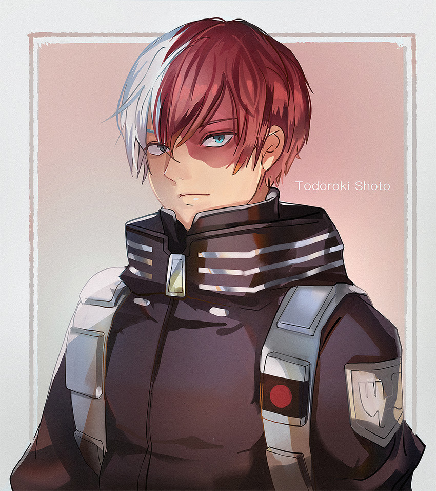 todoroki shoto (boku no hero academia) drawn by one_taraaa