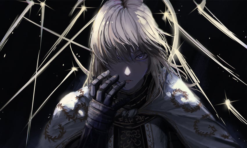 needle knight leda (elden ring and 1 more) drawn by sakku_art